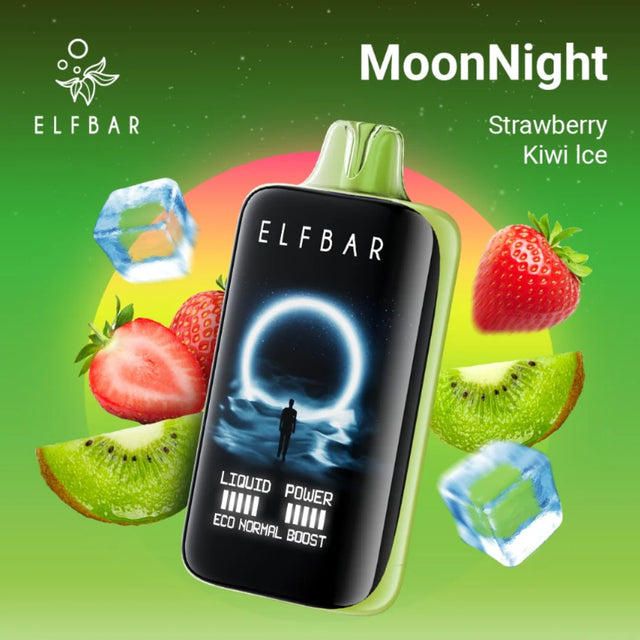 Elf Bar MoonNight 40000 – Strawberry Kiwi Ice 5%