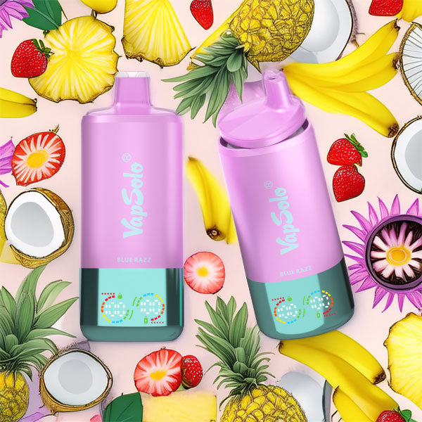 VapSolo Triple 60000 – Pineapple Coconut & Blue Razz & Strawberry Banana 5%