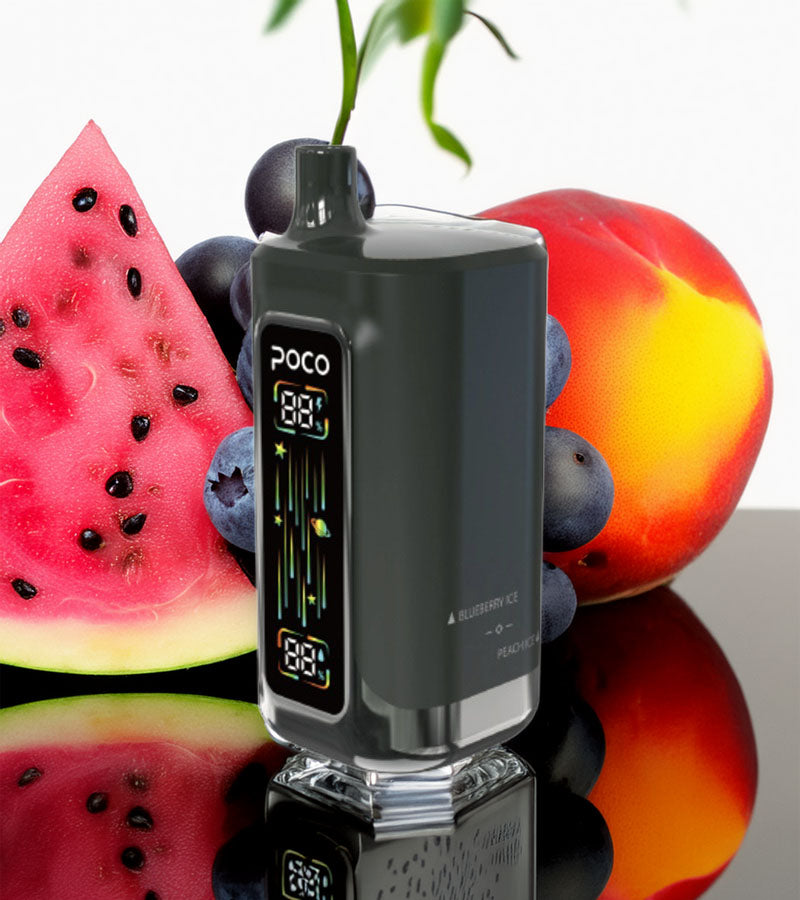 POCO-FR80000-Blackice Dragon Fruit Strawberry–Watermelon Ice–Blueberry Ice–Peach Ice