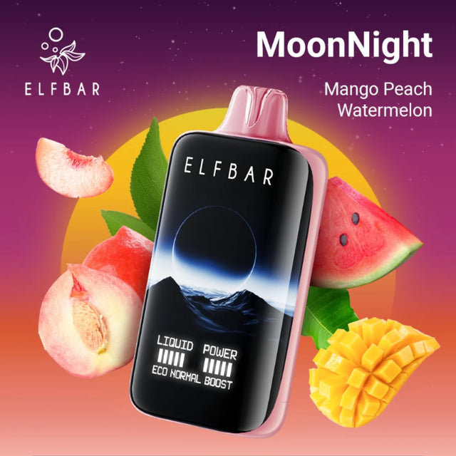 Elf Bar MoonNight 40000 – Mango Peach Watermelon 5%